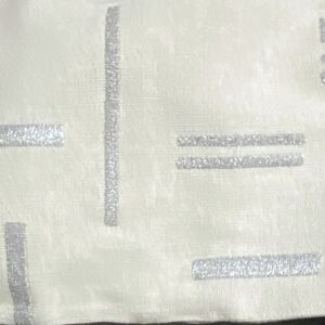 West Elm Pillow Cover Abstract Metallic Embroidery 18" x 18" Sustainably Sourced